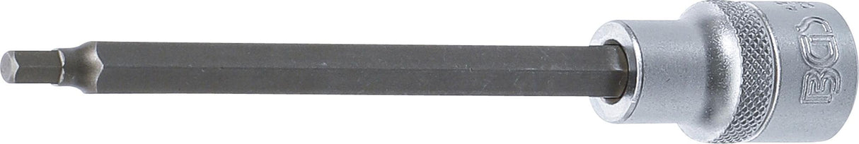 Бита запрессованная в головку | длина 140 mm | 12,5 mm (1/2") | шестигранник 5 mm