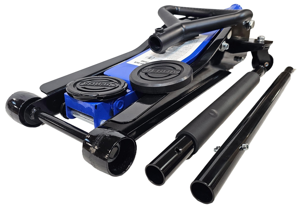 JACK WITH WHEELS | LOW PROFILE | DOUBLE PISTON | 75- 505 MM | 3 T (FJ25-D)