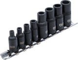 Adapterių rinkinys sriegikliams | 6,3 mm (1/4") / 10 mm (3/8") | 8 vnt. (9771)