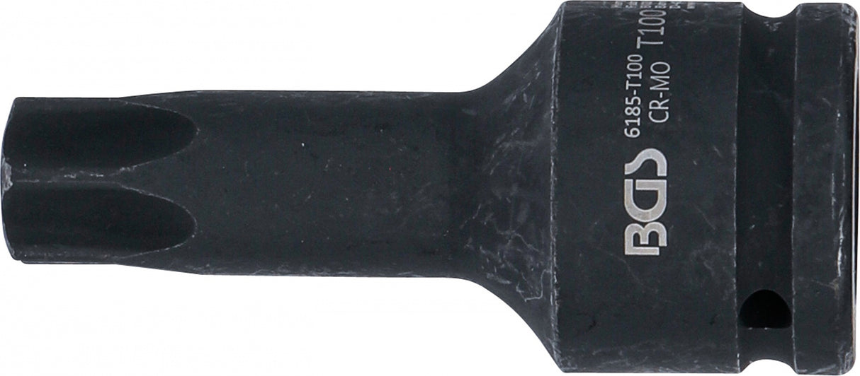 Smūginis antgalis | ilgis 100 mm | 20 mm (3/4") | T-Star (Torx) T100 (6185-T100)