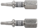 Antgaliai | 6,3 mm (1/4") | S2 Ni | T-Star (Torx) T8 | 2 vnt. (YT-78010)
