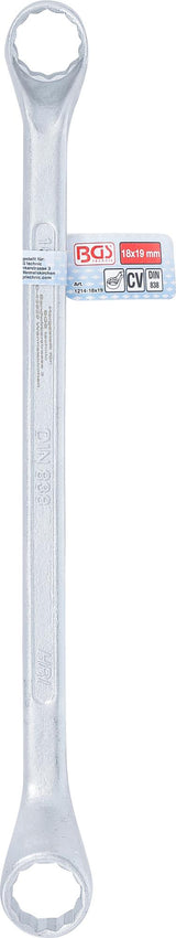 Raktas kilpinis lenktas | 18x19 mm (1214-18x19)