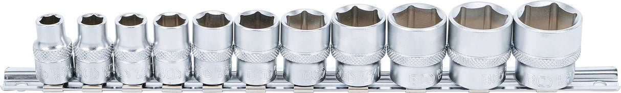 Набор головок, шестигранные | 10 mm (3/8") | 5/16" - 7/8" | 11 шт.