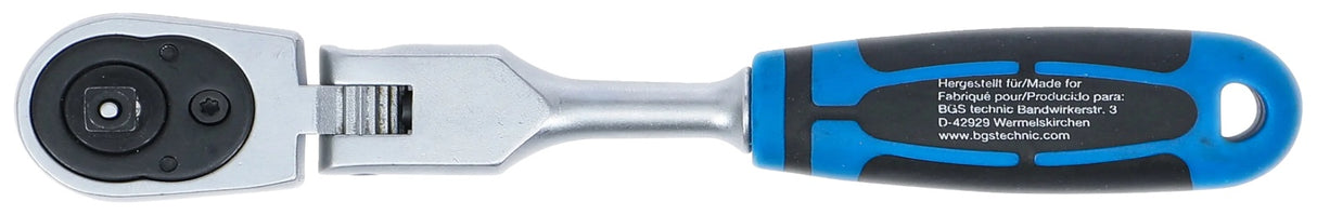 FLEXIBLE RATCHET | WITH LOCKING POSITION | 6.3 MM (1/4") | 165 MM (25130)