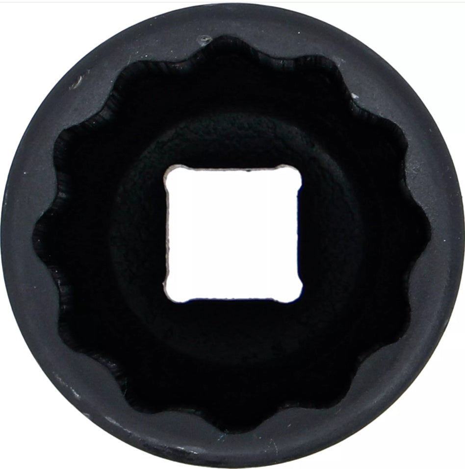 Удлинённая ударная тонкостенная головка 12-гранная | 12,5 mm (1/2") | 32 mm