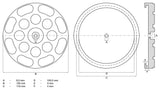 RUBBER PAD | FOR AUTO LIFTS | Ø 120 MM (7051)