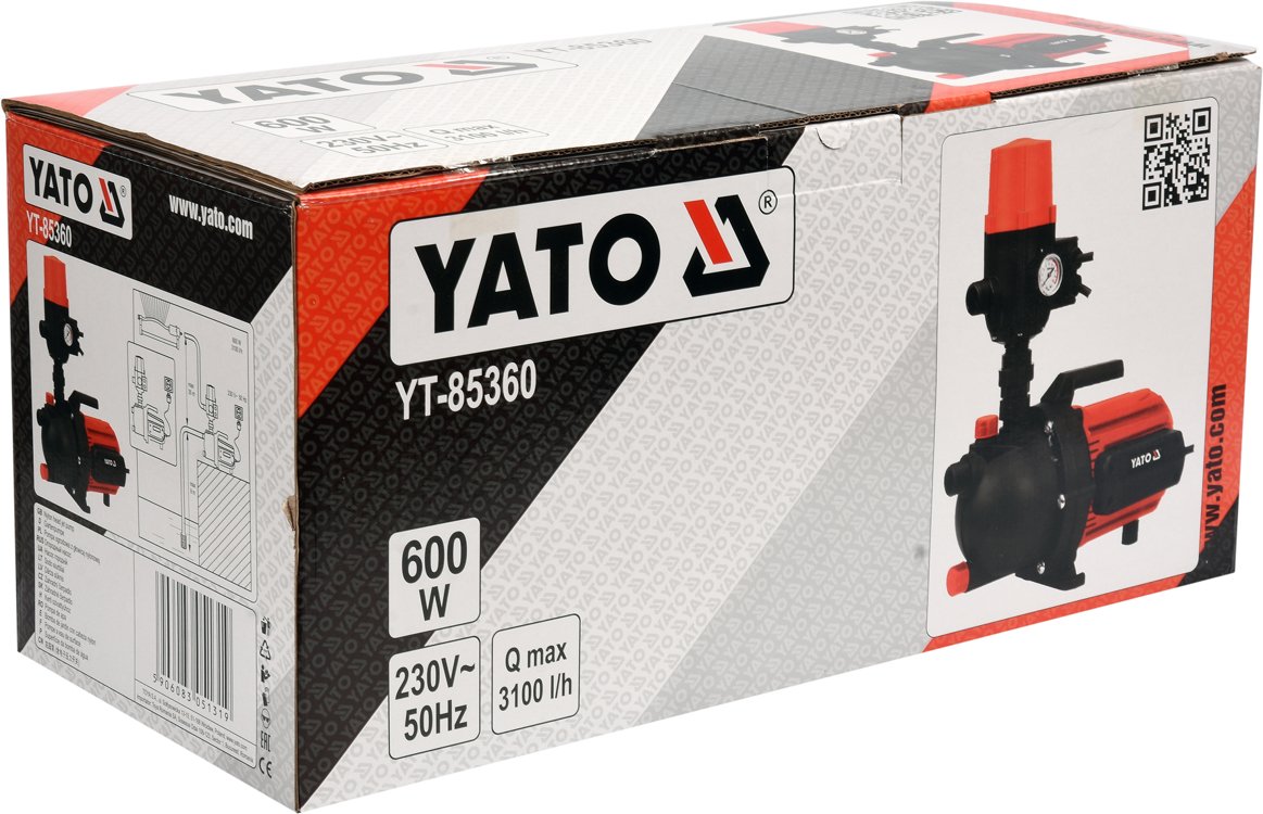 Siurblys pastovaus slėgio | 600 W (YT-85360)