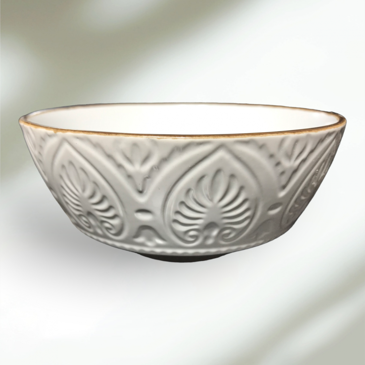 BOWL SALSA | WHITE | GLOSSY | CERAMIC | Ø15.5CM | H7CM (69984)