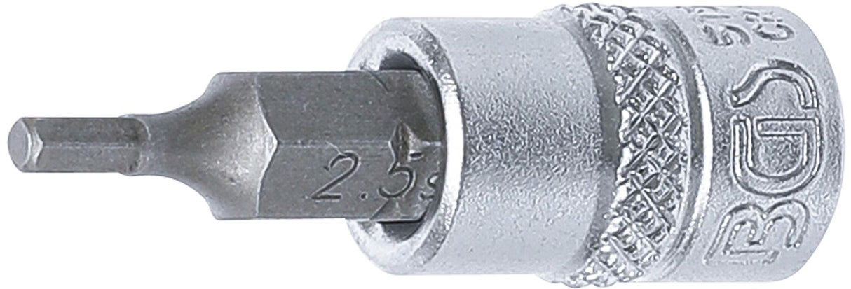 Antgalis įpresuotas į galvutę | 6,3 mm (1/4") | hex šešiakampis 2.5 mm (5154)