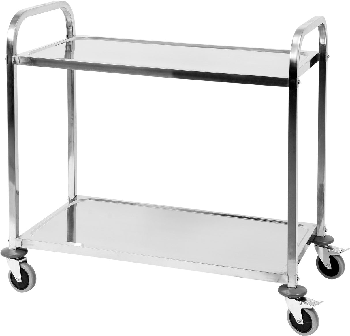 SERVICE TROLLEY 2 TIERS SQ (YG-09095)