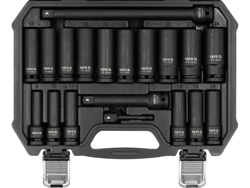 DEEP IMPACT SOCKET SET 1/2" (YT-10556)