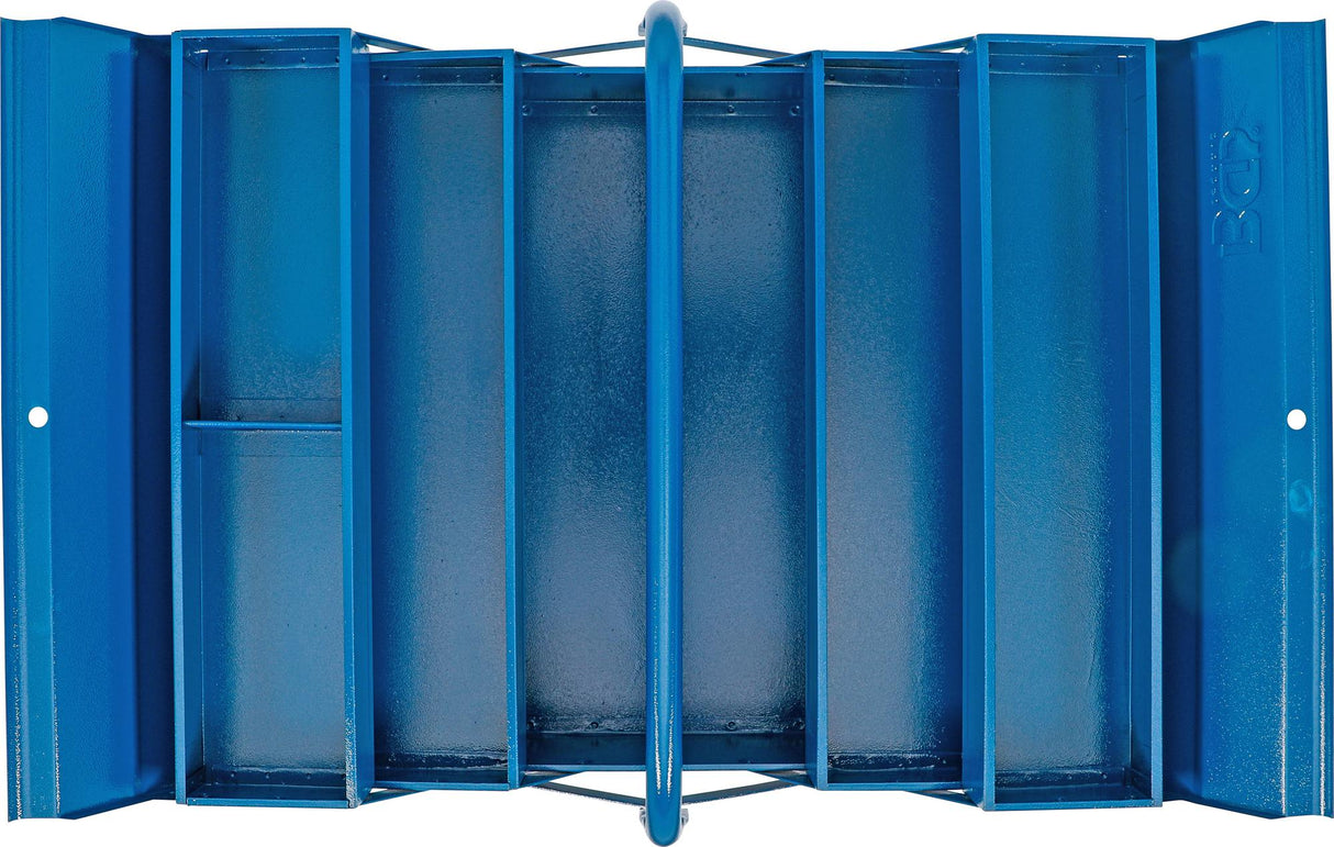 Metalinė įrankių dėžė | tuščia | 420 x 200 x 200 mm | 5 skyriai (33000)