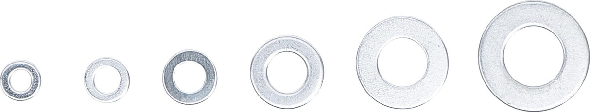 Tarpinių rinkinys | Ø 4,0-12,0 mm (viduje) | 130 vnt. (88132)