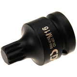 Antgalis smūginis | 20 mm (3/4") | Spline (XZN) M16 (5054-M16)