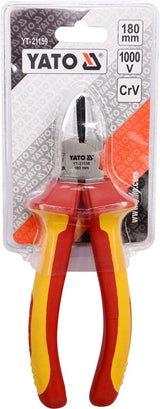 Replės aukštos įtampos laidams šoninio kirpimo 180mm, VDE 1000V (YT-21159)