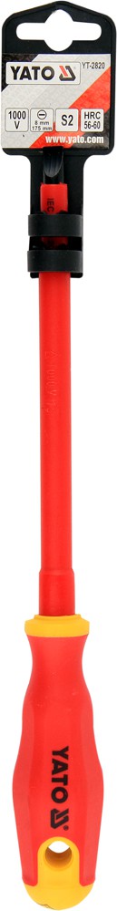 Izoliuotas atsuktuvas elektrikui | 1000V | 8x175 mm (YT-2820)