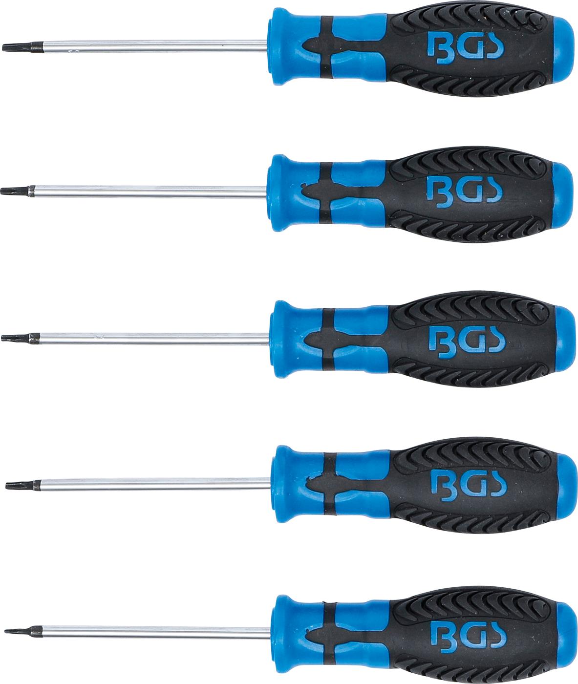 Atsuktuvų rinkinys | T-Star su skyle (Torx) | T6 - T10 | 5 vnt. (6826)