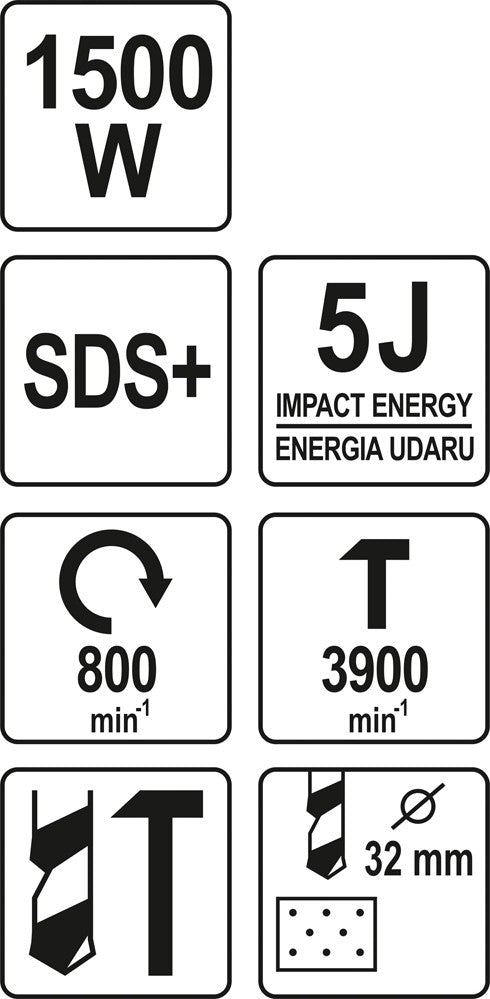 Перфоратор | SDS PLUS | 1500W