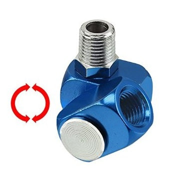 Набор пневматических шарниров и наконечников 1/4", 5 шт. (2+3)