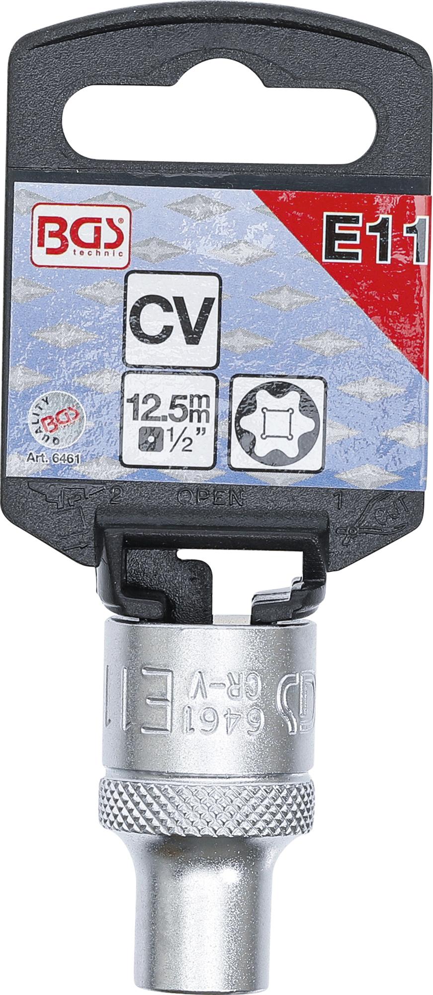 Головка E-star | 12,5 mm (1/2") | E11