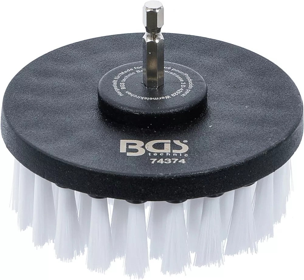 Šepetys su Hex 6.3 mm (1/4") galu | 100 mm (4") (74374)