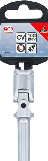 Galvutė kaitinimo žvakėms šešiakampė šarnyrinė | 10 mm (3/8") | 8 mm (2980)