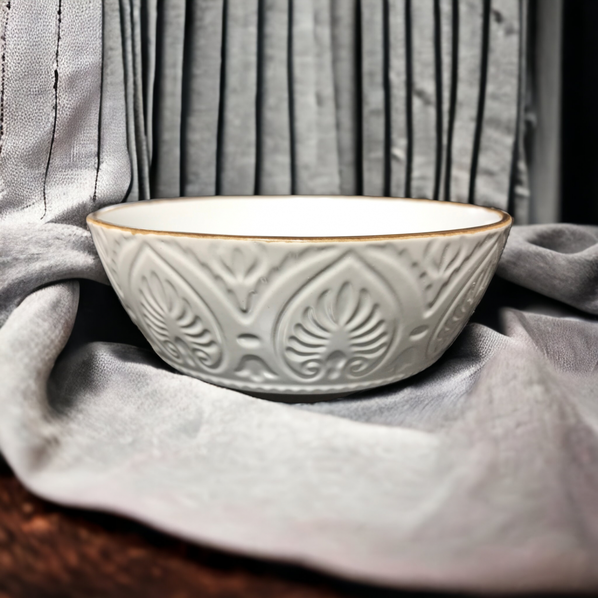 BOWL SALSA | WHITE | GLOSSY | CERAMIC | Ø15.5CM | H7CM (69984)