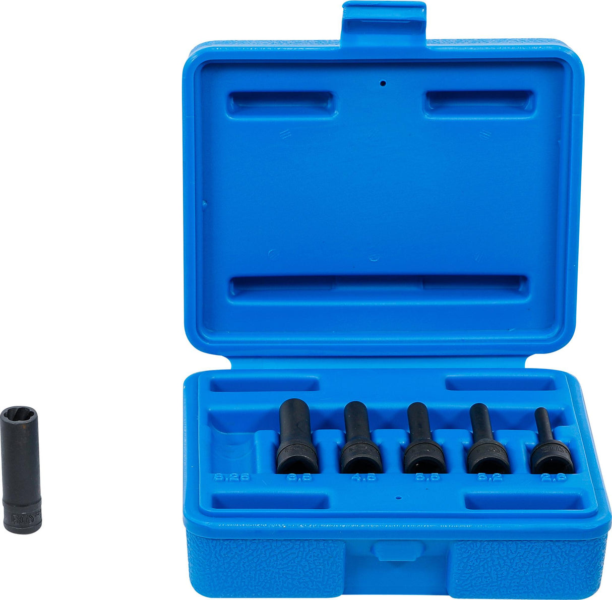 Kaitinimo žvakės elektrodo ištraukimo / išsukimo galvučių rinkinys | 6.3 mm (1/4") | 6 vnt. (5290)
