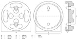 Резиновая подушка | для автоподъёмников | Ø 120 mm