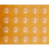 Lipnūs padukai baldams silikoniniai skaidrūs 10mm 20vnt. (74911)