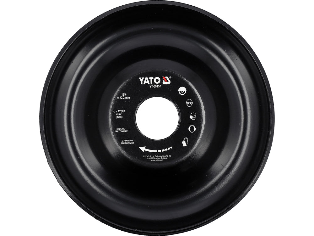 Diskas / freza medžiui | 125 mm /  16 mm (YT-59157)