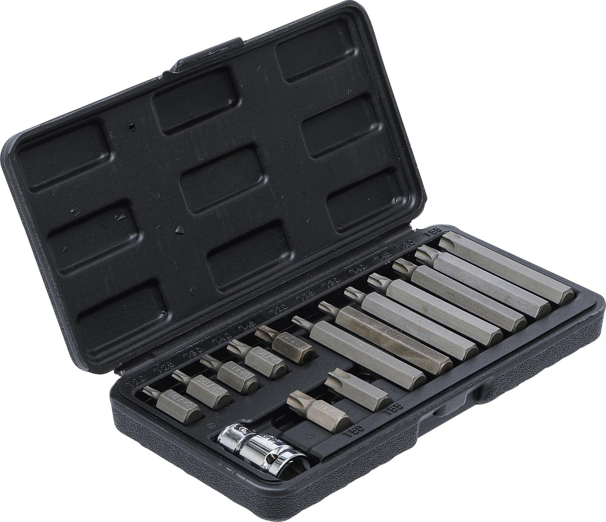 Antgalių rinkinys | trumpas / ilgas | 10 mm (3/8") storio | T-Star (Torx) | 15 vnt. (5040)