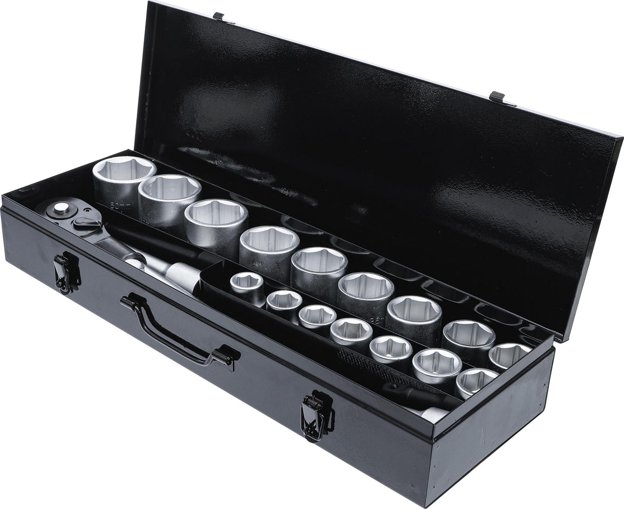 SOCKET SET | 20 MM (3/4") DRIVE | 19-50 MM | 20 PCS. (15113)
