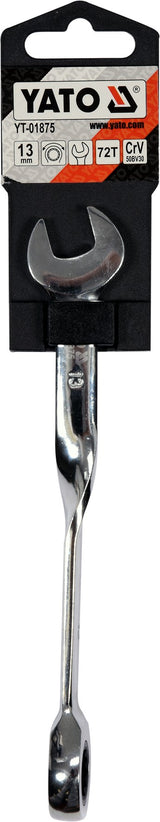 X HANDLE COMBINATION RATCHET WRENCH 13MM (YT-01875)