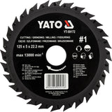 Диск/фреза по дереву 125mm, No1