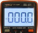 Skaitmeninis daugiafunkcinis testeris | TRUE RMS | 9999 AUTO LCD (YT-73089)