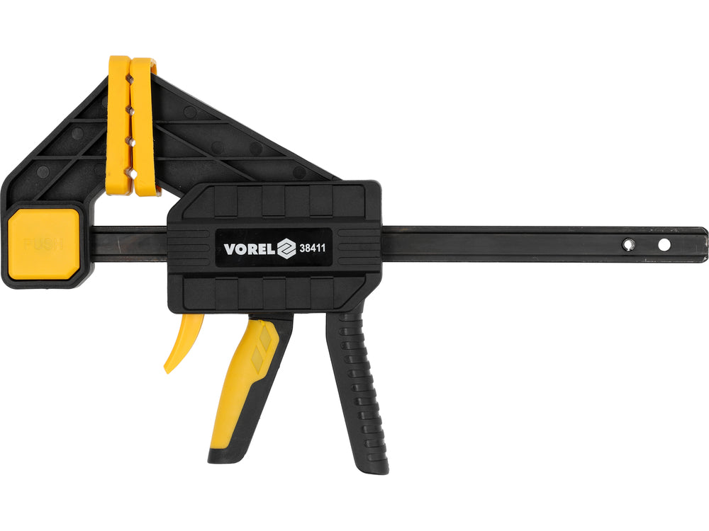 Spaustuvai F-tipo | greito užspaudimo | 150 mm / 150 kg (38411)