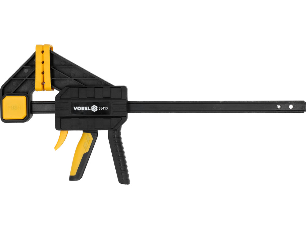Spaustuvai F-tipo | greito užspaudimo | 250 mm / 150 kg (38413)