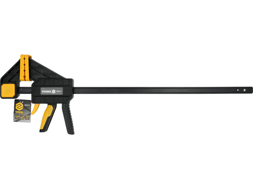 Spaustuvai F-tipo | greito užspaudimo | 900 mm / 150 kg (38418)