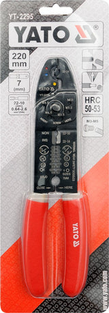 WIRE PLIERS | 220 MM (YT-2295)