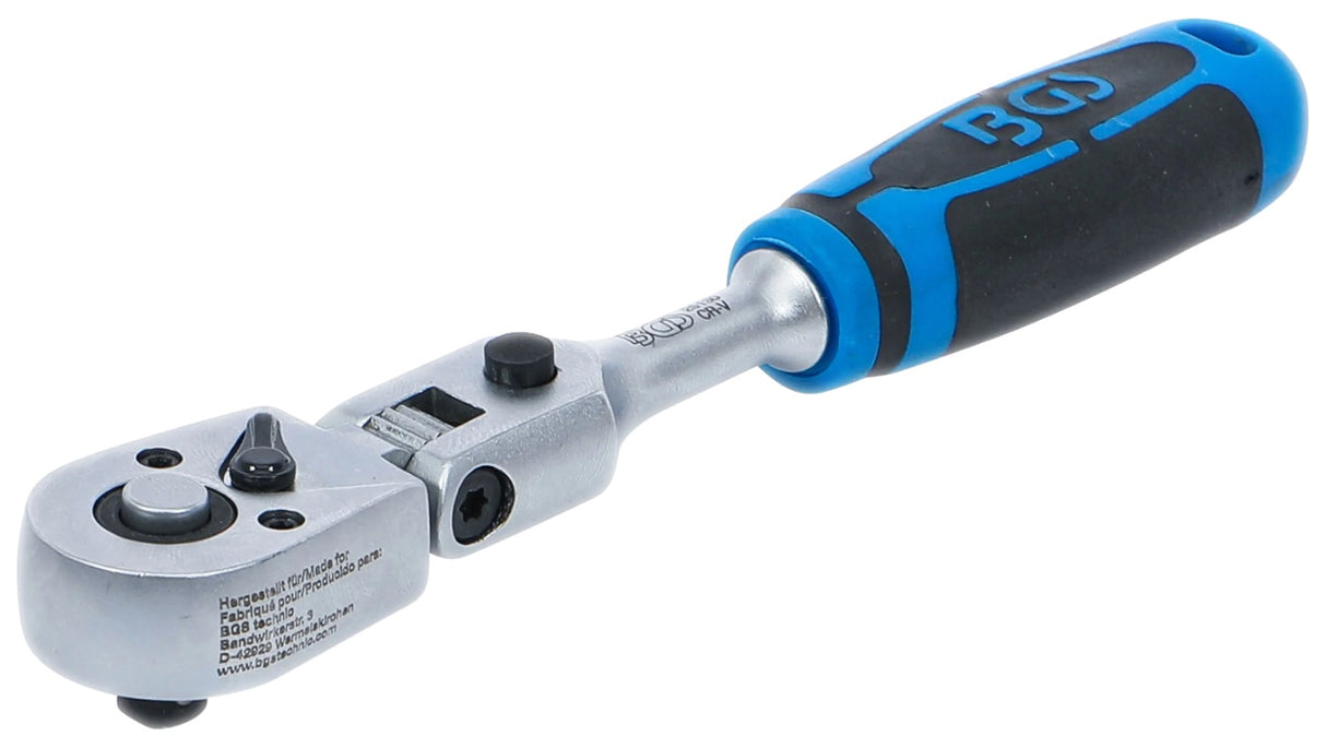 FLEXIBLE RATCHET | WITH LOCKING POSITION | 6.3 MM (1/4") | 165 MM (25130)