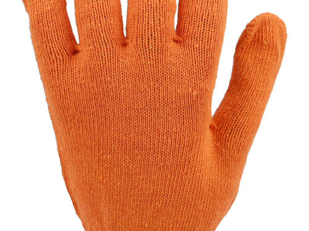 COTTON GLOVES, PVC DOTS, "SFD" (74102)