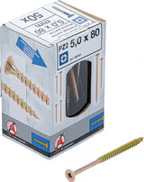 MULTI-PURPOSE SCREWS | CROSS SLOT PZ2 | 5.0 X 80 MM | 50 PCS. (88049)