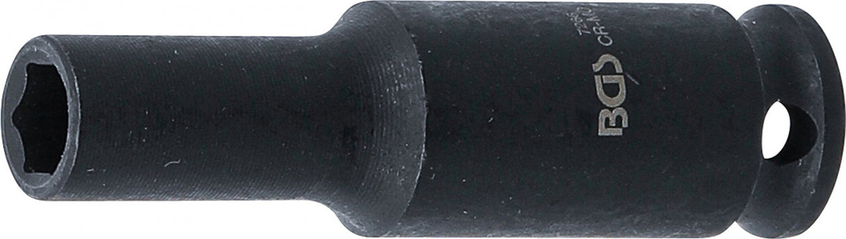 IMPACT SOCKET HEXAGON, DEEP | 6,3 MM (1/4") DRIVE | 6 MM (7266)
