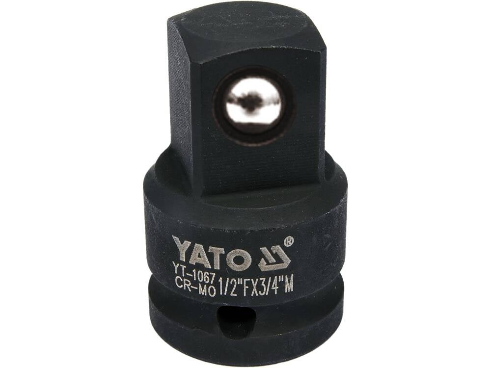 Smūginis adapteris | vidinis kvadratas 12,5 mm (1/2") - išorinis kvadratas 20 mm (3/4") (YT-1067)