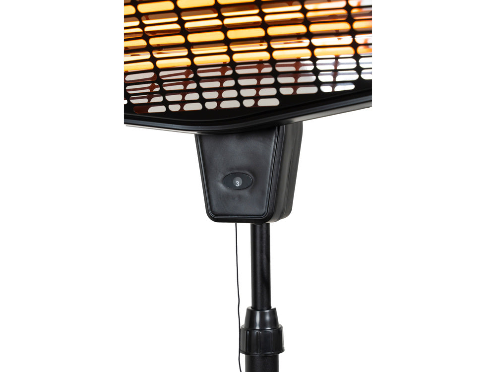 Infraraudonųjų spindulių šildytuvas | mobilus | 2200W  (68793)