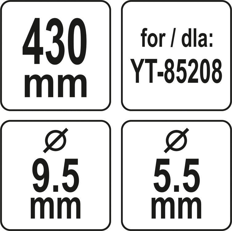 Peilis žoliapjovei | 430 mm (YT-85162)