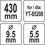 Peilis žoliapjovei | 430 mm (YT-85162)