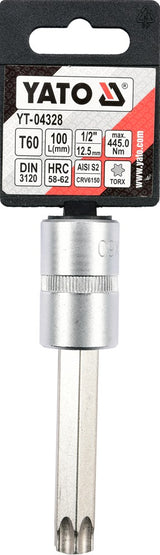 Бита в головке 1/2", S2, длина 100 mm, T60