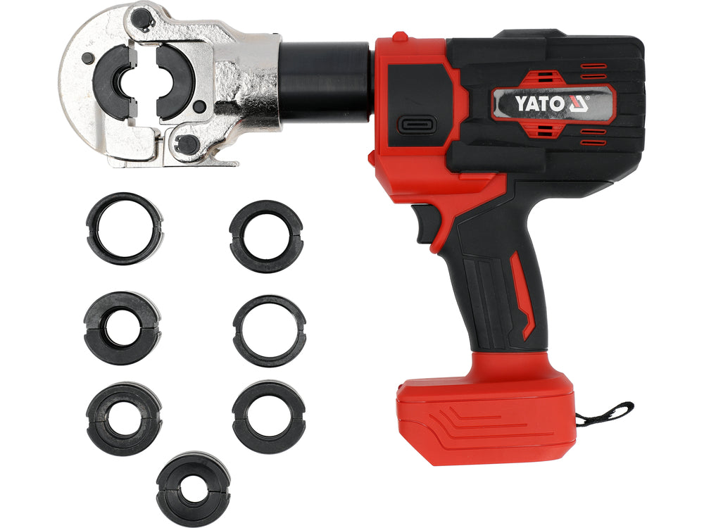Akumuliatorinės hidraulinės presavimo replės PEX vamzdžiams | 18 V | 60 kN | be baterijos (YT-21733)